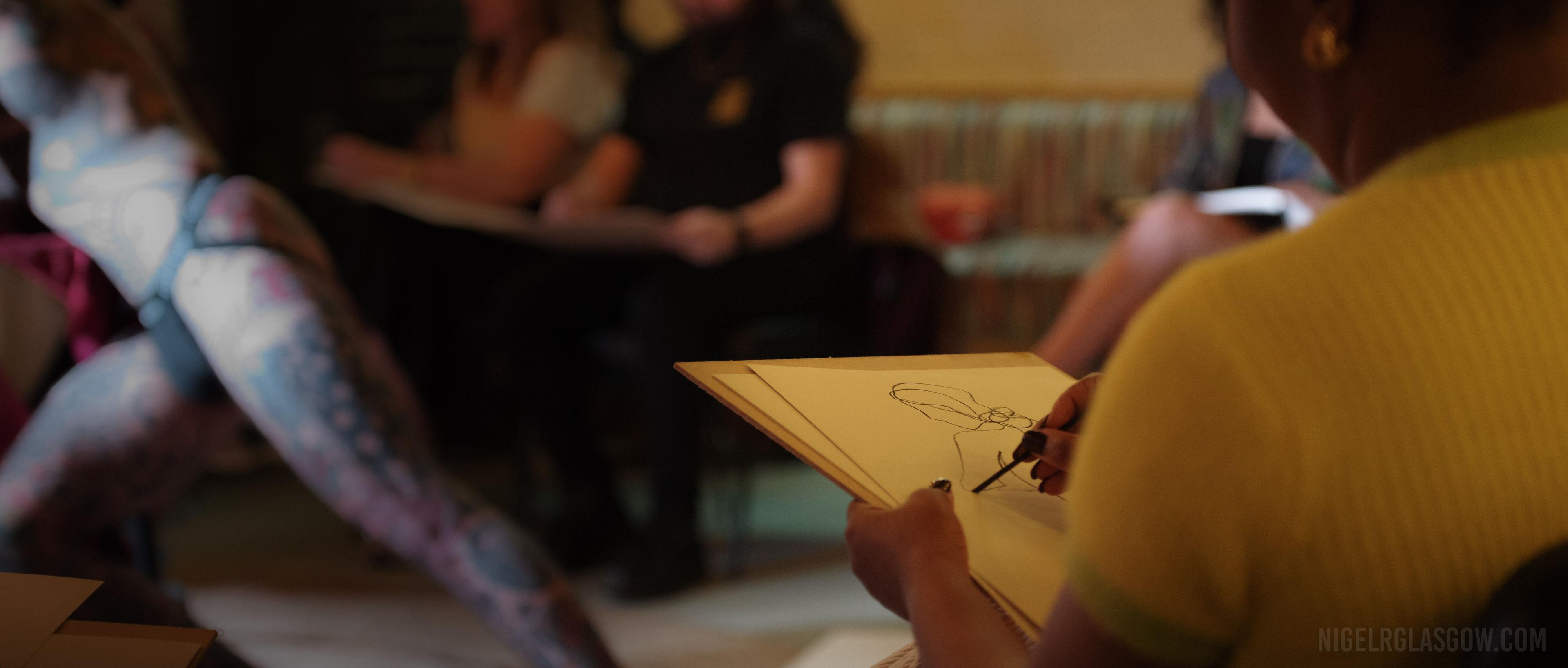 Life Drawing - Piano House4