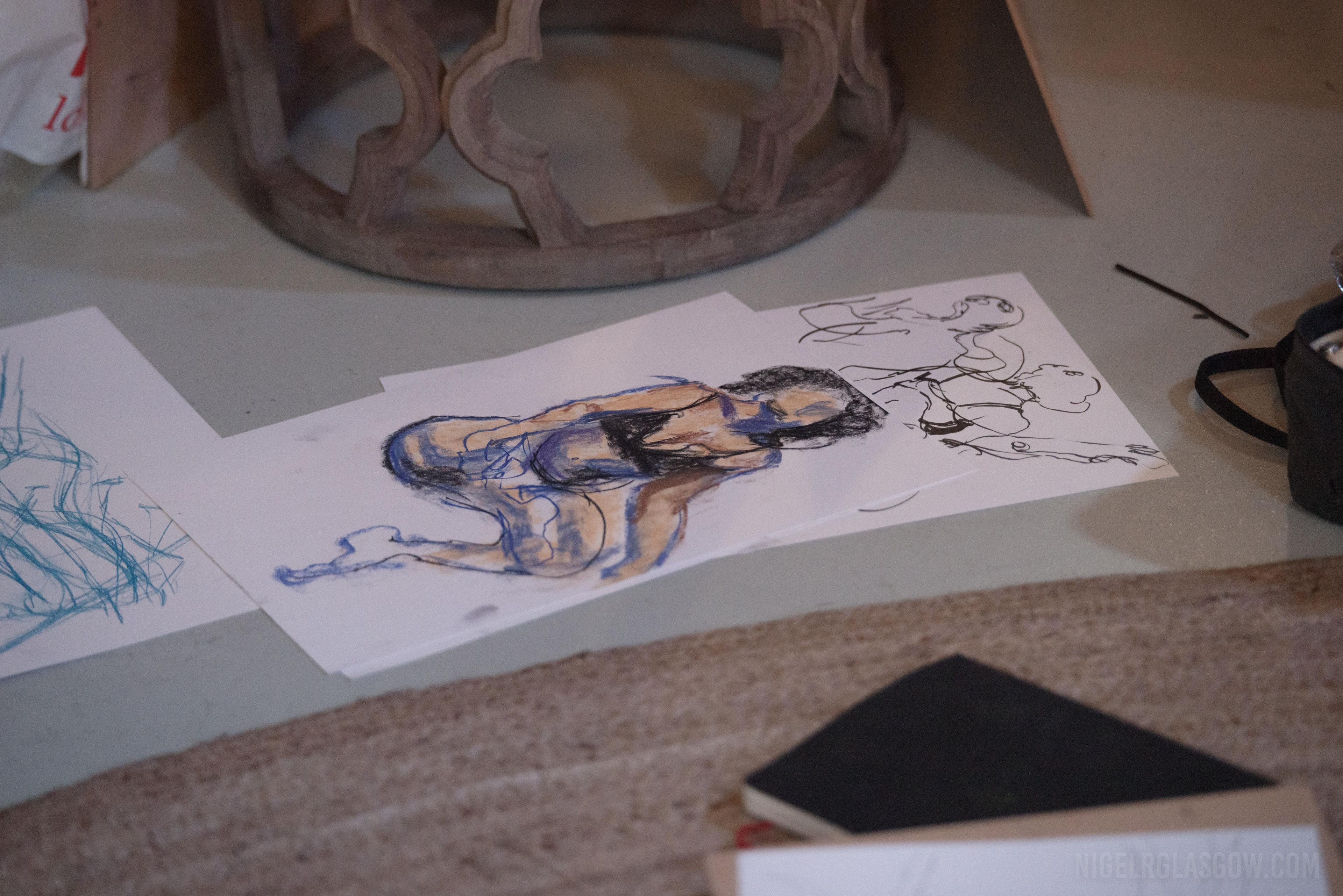 Life Drawing - Piano House2