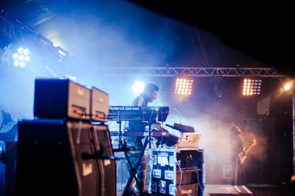 Wretch 32 - Side of stage view